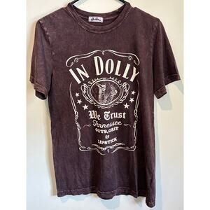 Vintage Style Western Dolly Parton Band T-shirt - size M